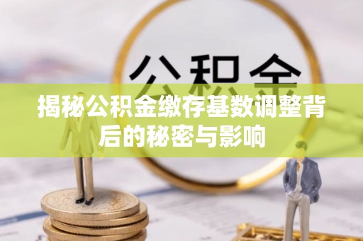 颍东揭秘公积金缴存基数调整背后的秘密与影响