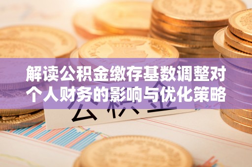 颍东解读公积金缴存基数调整对个人财务的影响与优化策略