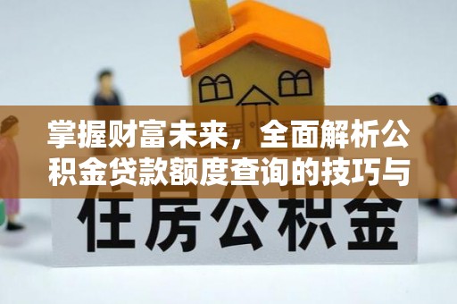 颍东掌握财富未来，全面解析公积金贷款额度查询的技巧与策略