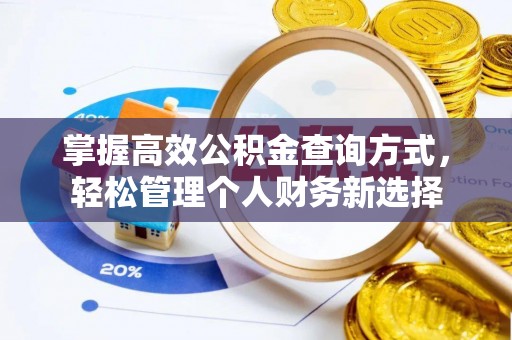 颍东掌握高效公积金查询方式，轻松管理个人财务新选择