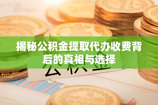 颍东揭秘公积金提取代办收费背后的真相与选择