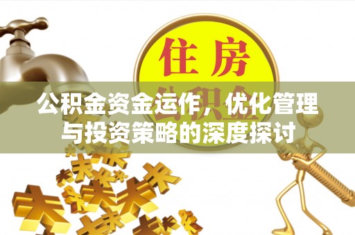颍东公积金资金运作，优化管理与投资策略的深度探讨