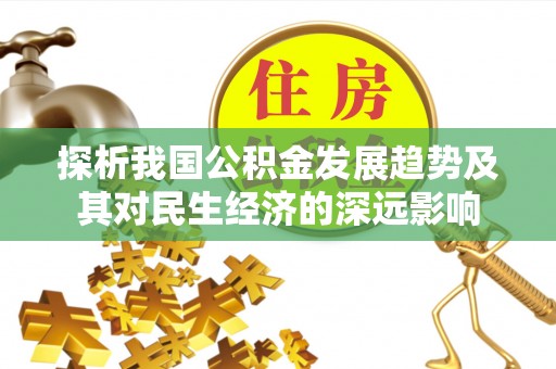 颍东探析我国公积金发展趋势及其对民生经济的深远影响