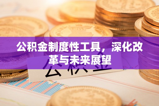 颍东公积金制度性工具，深化改革与未来展望