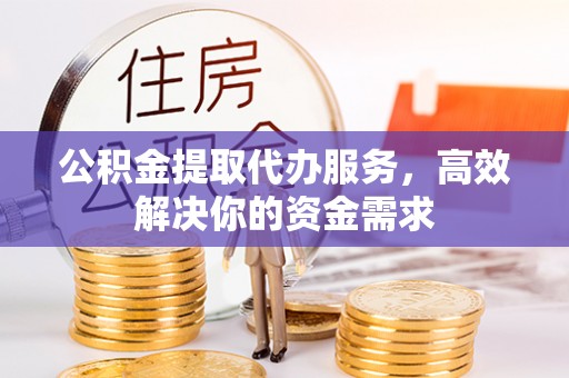 颍东公积金提取代办服务，高效解决你的资金需求