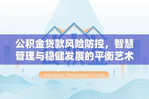 颍东公积金贷款风险防控，智慧管理与稳健发展的平衡艺术