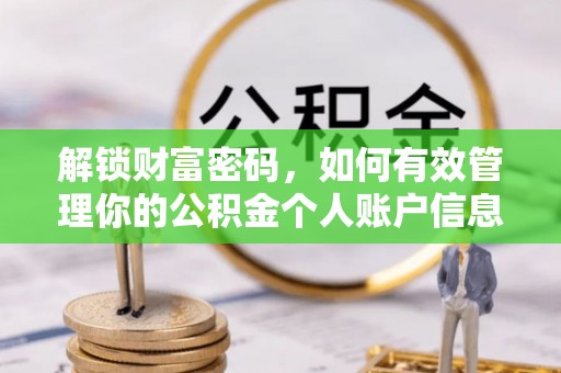 颍东解锁财富密码，如何有效管理你的公积金个人账户信息