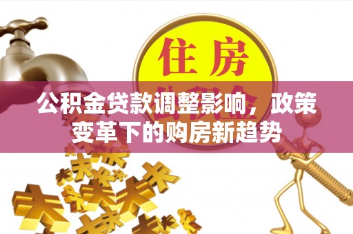 颍东公积金贷款调整影响，政策变革下的购房新趋势