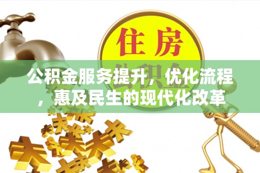 颍东公积金服务提升，优化流程，惠及民生的现代化改革