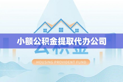 颍东小额公积金提取代办公司